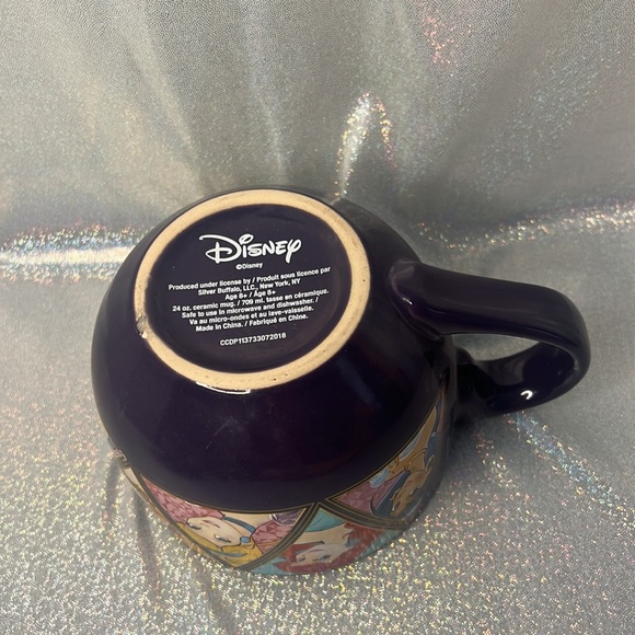 Disney princess mug large wide purple soup coffee bar ware drinkware cup - Picture 6 of 7